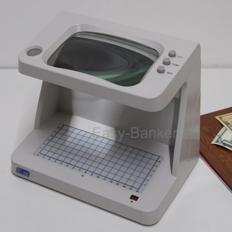 DC-107DW Electronic Real Money Detector  Micro-printing detection money detector with uv money detector with uv