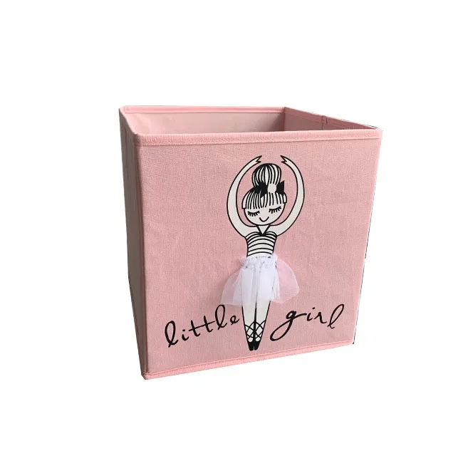 
New Foldable Storage Bins Clothes Toys Cube Fabric Cute Kids Storage Box 