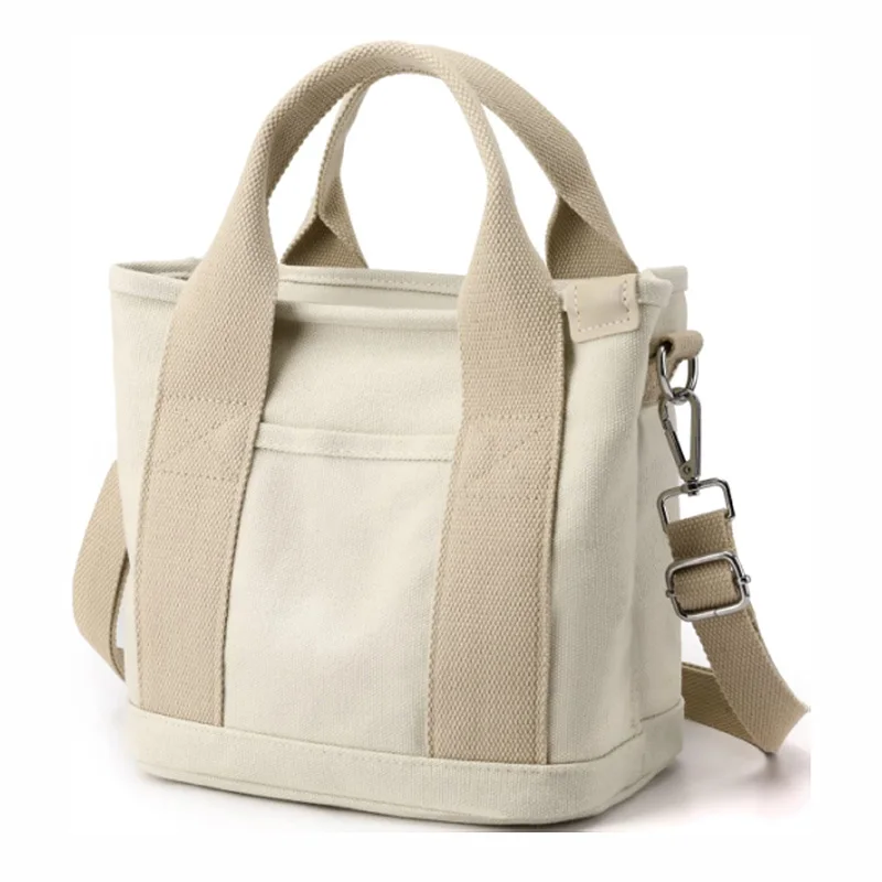 Canvas Crossbody Bag Organic 100% Cotton Mini Promotional Tote Bag