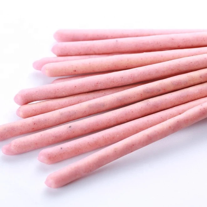 Hot sales chocolate strawberry flavor biscuit stick