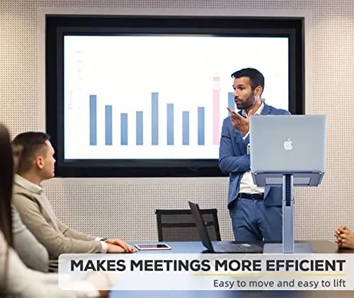 Ergonomic Standing Laptop Stand Adjustable Height Desk Laptop Holder Stand For All MacBook and Tablet PC