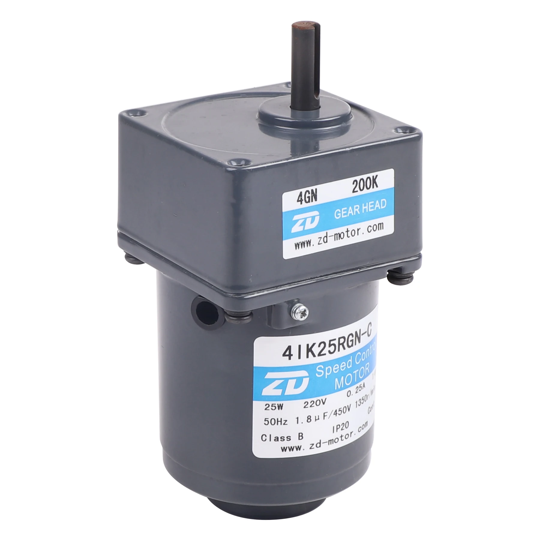 ZD 80mm Flange 25 watt 4IK25GN-C AC Reversible Speed Control Gear Motor