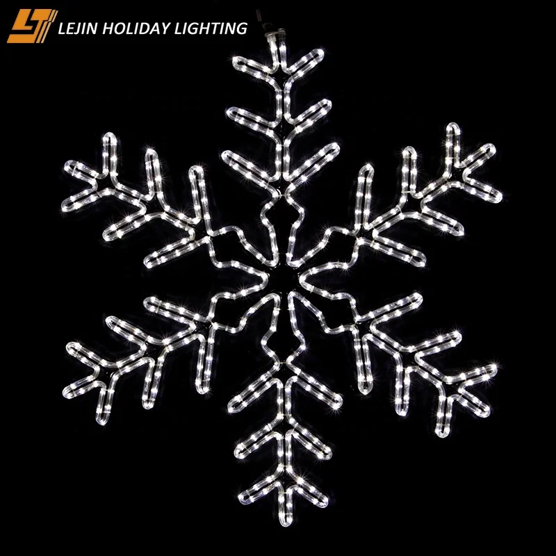 Indoor use holiday decoration 110V led 2d snowflake motif
