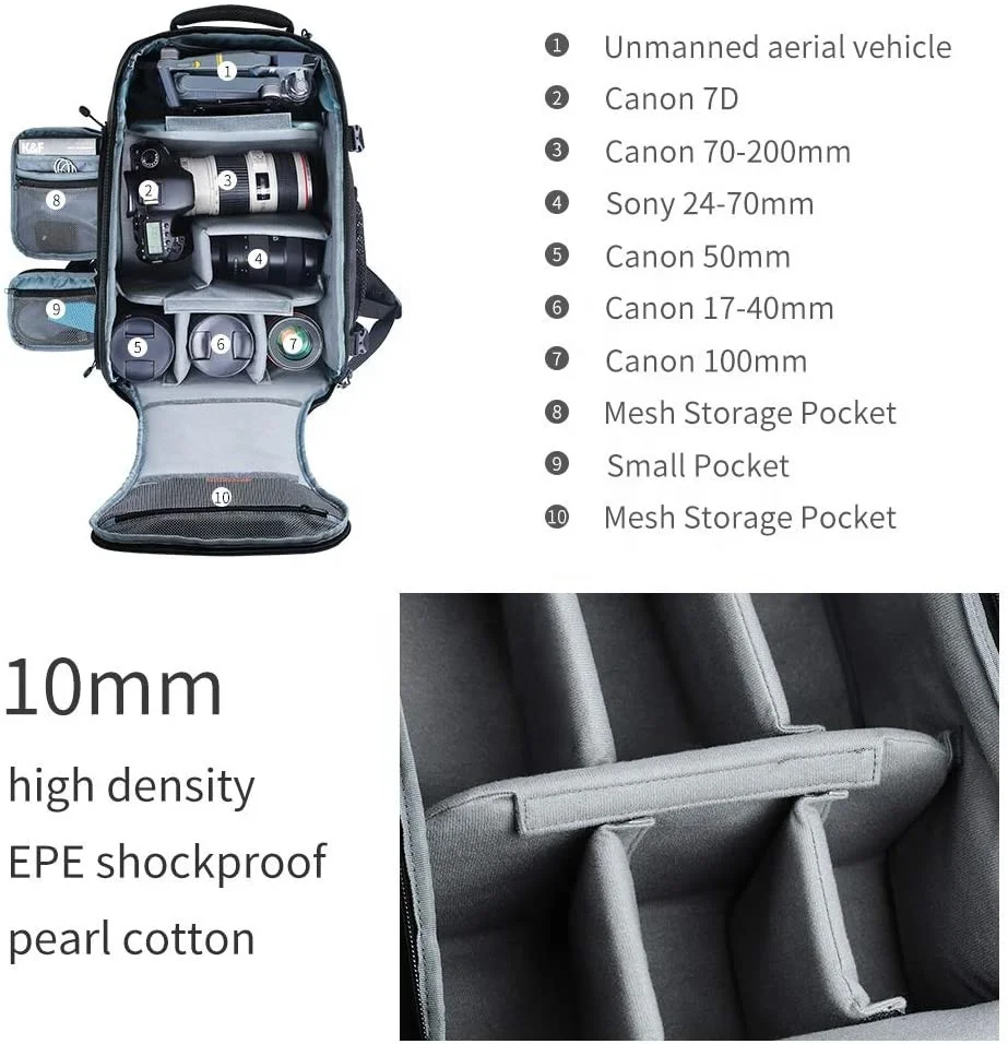 Рюкзак для видеокамеры большой вместимости