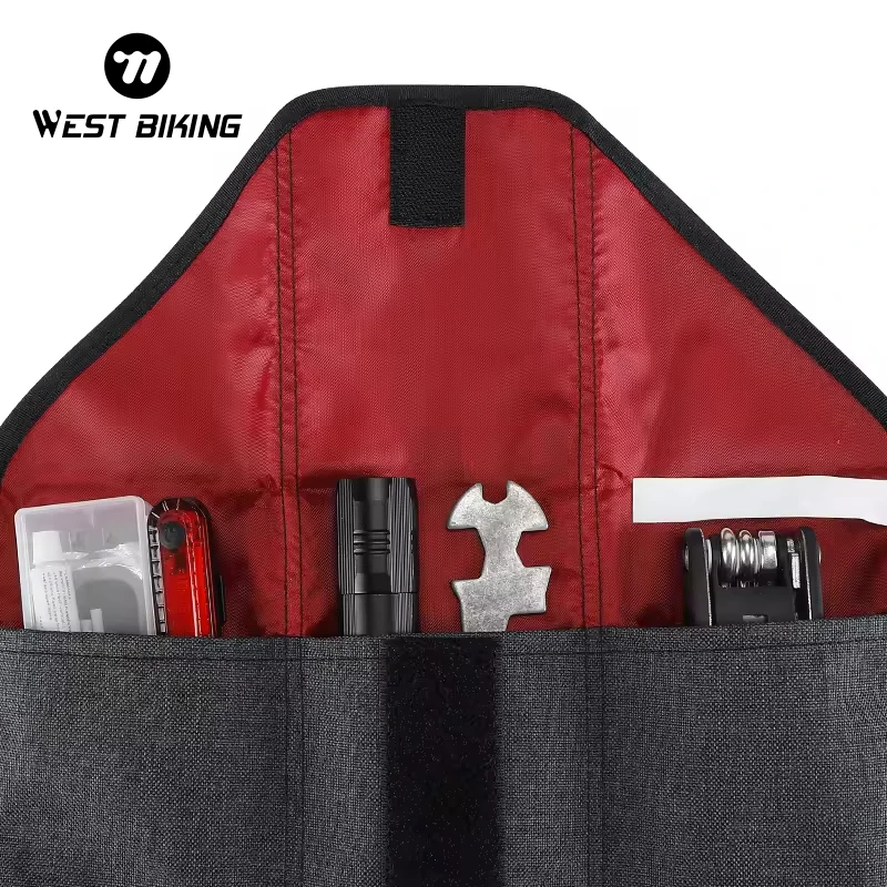 Западный портативный мульти положение установки крюк ремень инструмент для велосипеда сзади сумка складной стойкая к механическим повреждениям ткань велосипедная