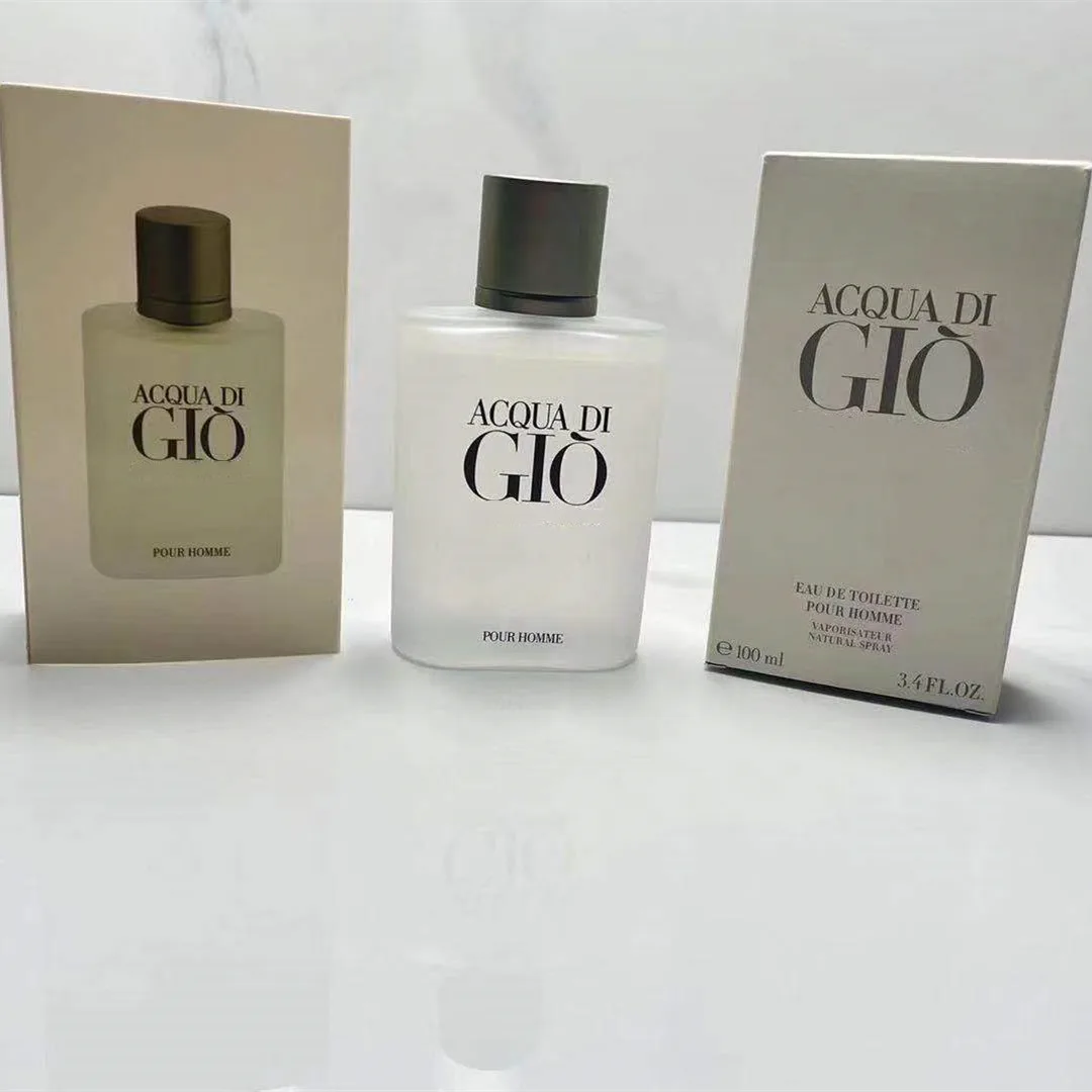 Wholesale Price Best Quality 100ml Eau De Toilette Pour Homme Natural Sapry With Lasting Long Aqua Di Gio Perfume for Men