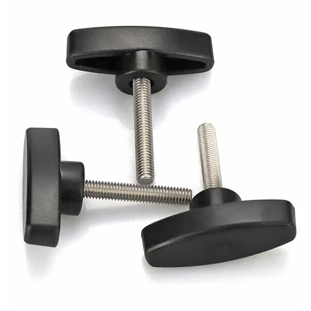 M4 M5 M6 M8 M10 China Made New High Quality 304 1 word T-shaped rubber head hand screws