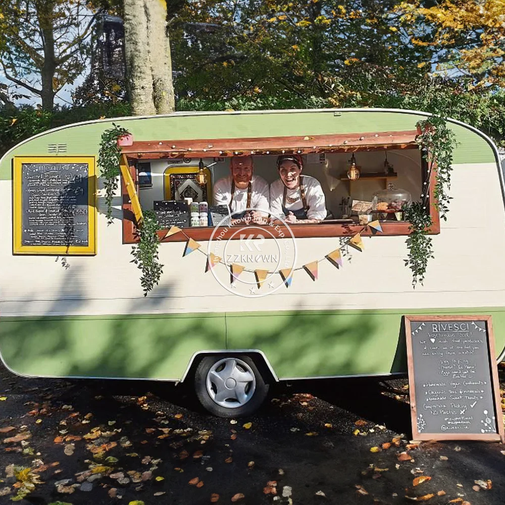 2024 Mobile Food Trucks For Sale Food Trailer With United States Standard Mobile Kitchen Pizza Coffee Cart