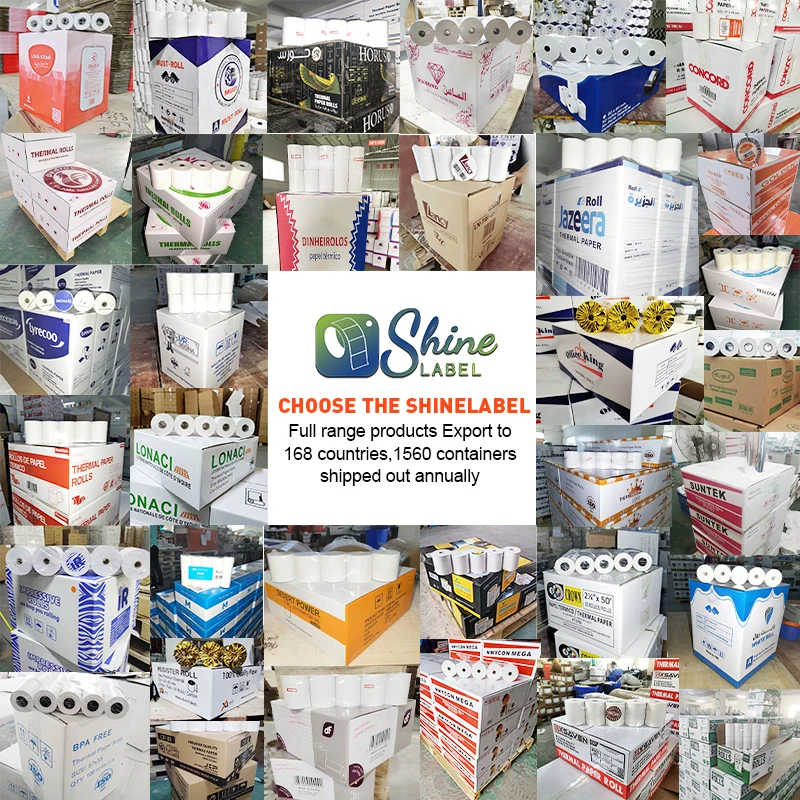 Hot selling POS printer receipt paper rolls ATM thermal paper rolls  80X70mm size