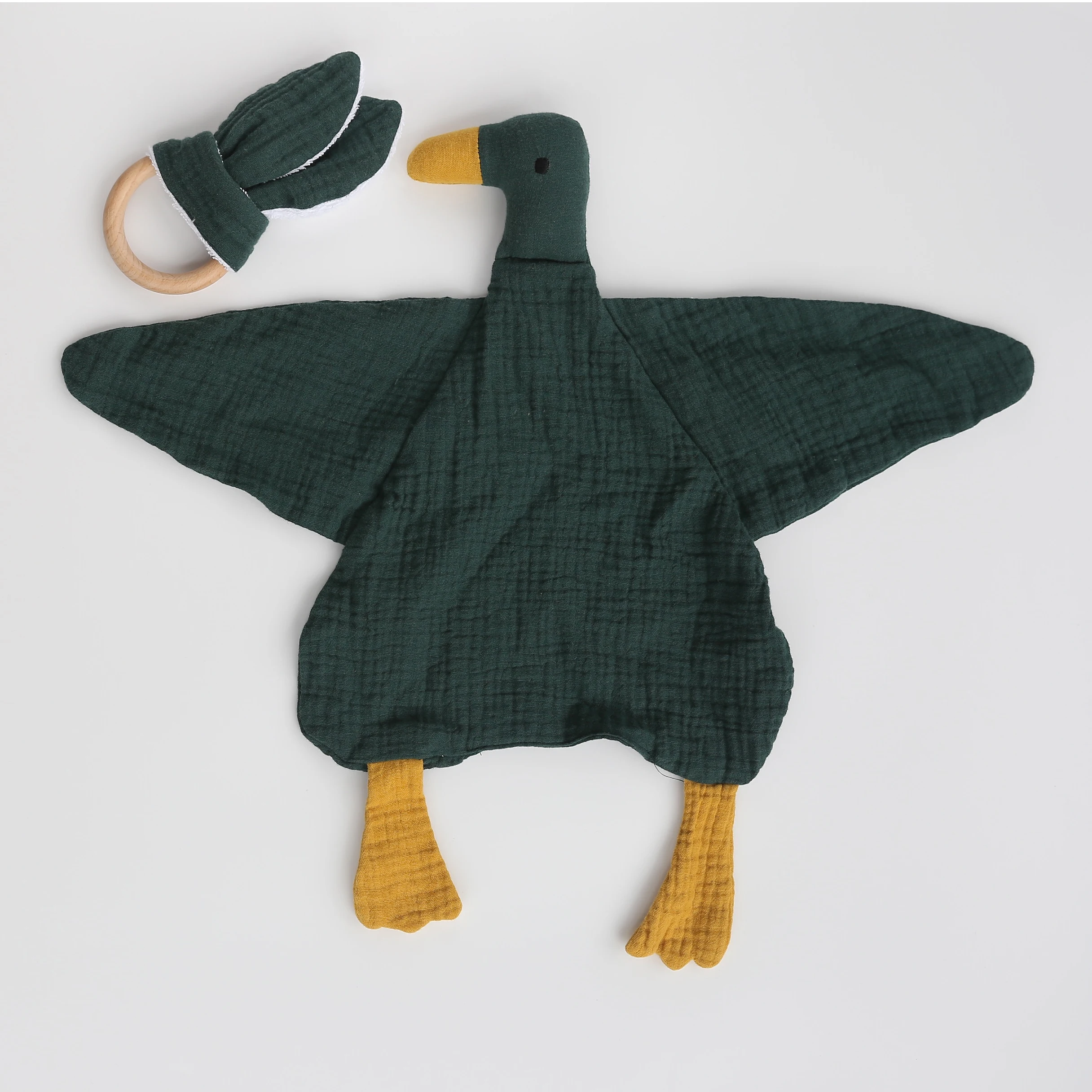 50 vibrant colors option newborn duck comforter cuddle cloth soft muslin cotton baby goose security blanket