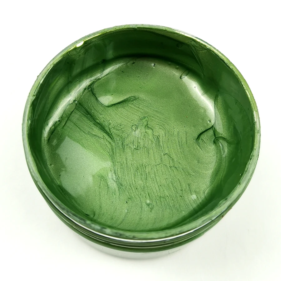 Художественные промыслы живопись нетоксичный и безопасного сильного освещения Зеленый Металлик 100 мл набор акриловых красок