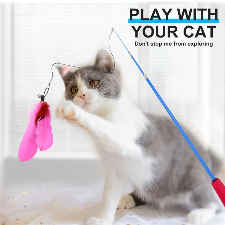 Manufacturer supplier 2020 new Funny cat stick Safe funny cat cat wand