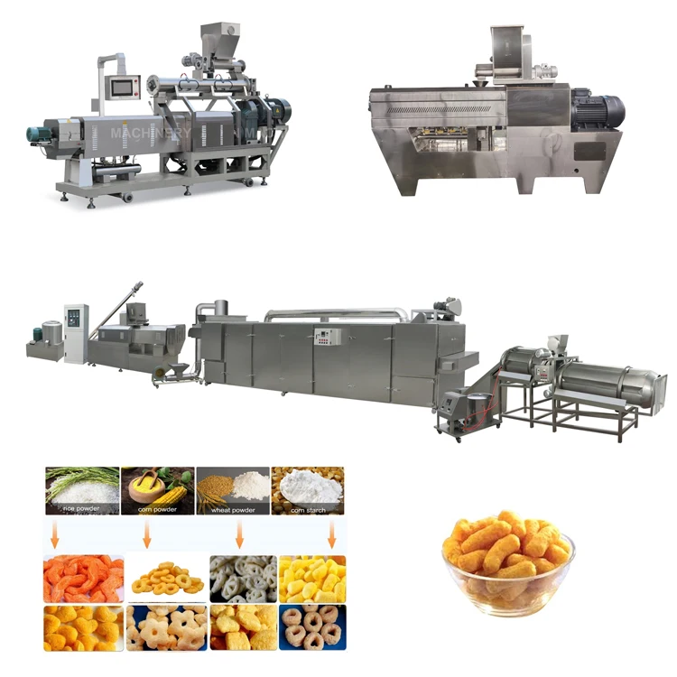 Jinan Xilang puffed rice cake flower candy small production forming extruder maker machine prices
