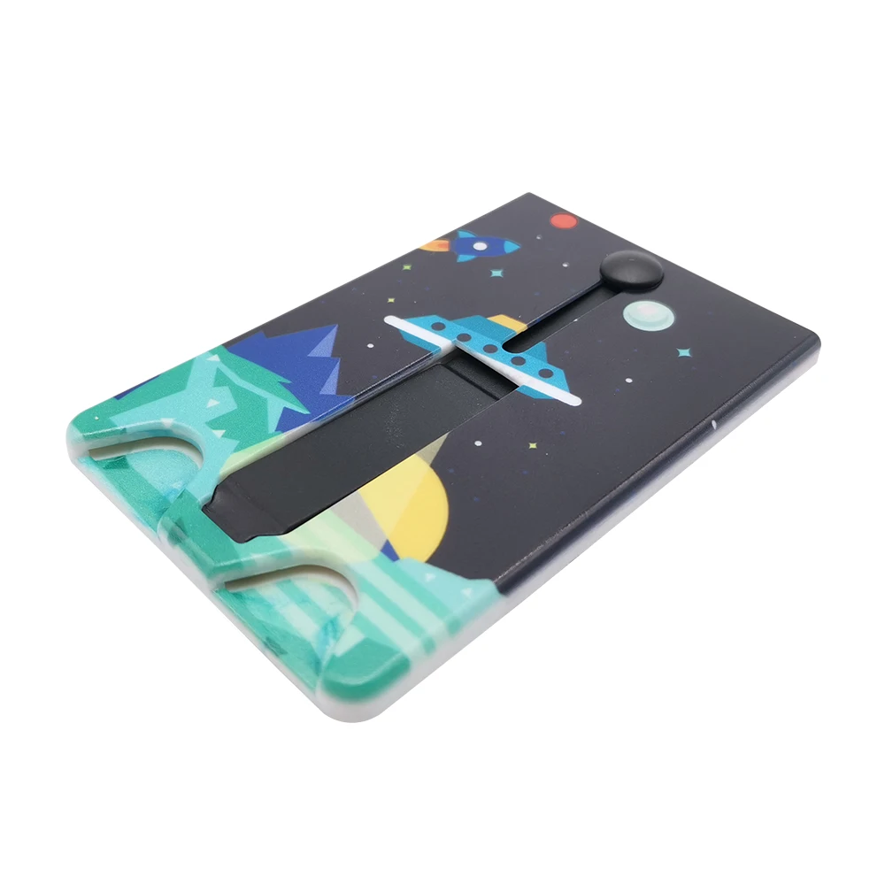 Низкий держатель для мобильных телефонов клейкая наклейка сотового телефона кредитных карт с индивидуальной наклейкой