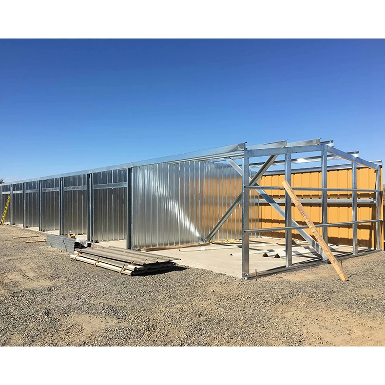 Prefabricated Steel Structure Mini Storage Shed Warehouse Building