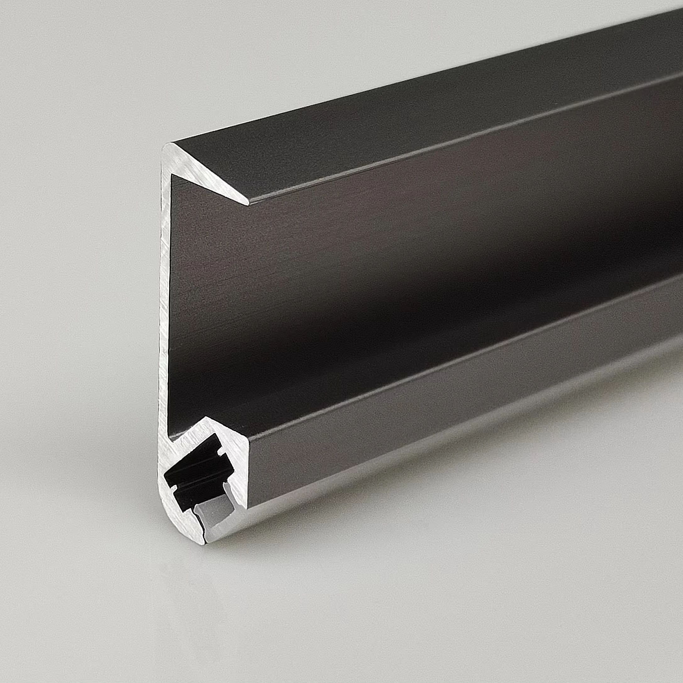 18mm laminate LED Aluminum anodized aluminum extruded LED profile Front laminate LED lamp strip profile