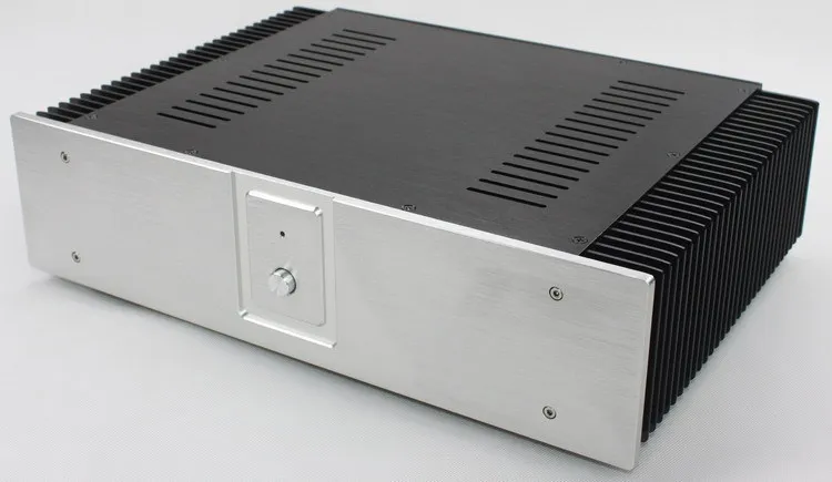 Custom WA61 Aluminum Non Perforated Gall Machine Case Brushed Pure Post Amplifier Heat Dissipation Cooling Case