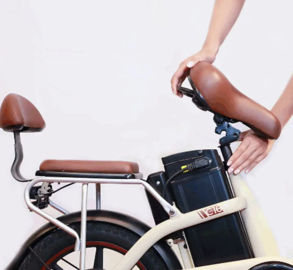 High Quality HIMO C16 16 Inch Electric Bicycle  LCD Display 48V 350W 12Ah Lithium Battery Ebike