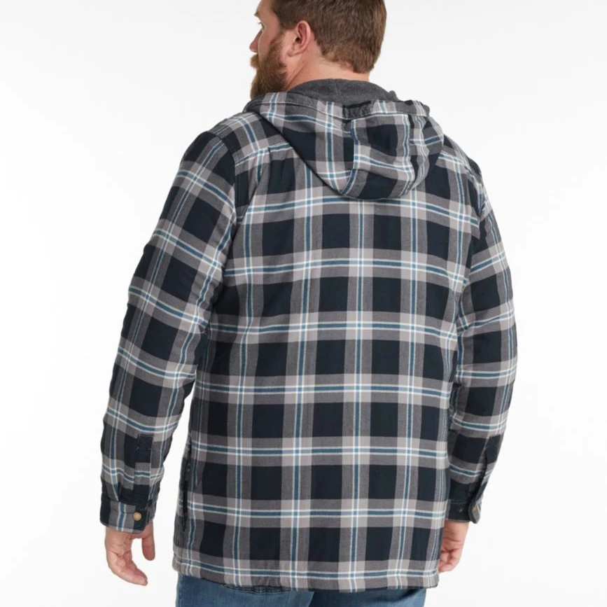 Print Family Wool Button up Print Cowboy Untucked Lined Wholesale Overshirt Insulated Long sleeve Checkered Plaid Flannel Shirts