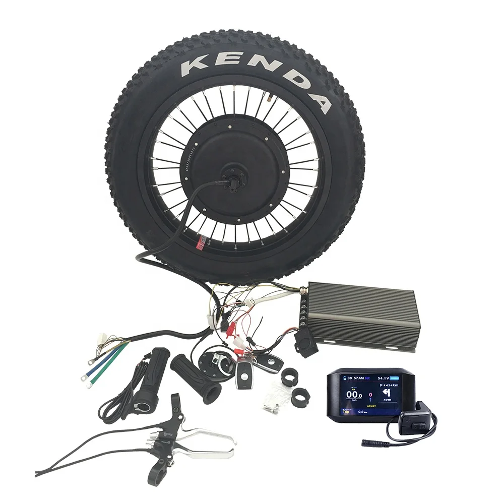 72V/84V/96V 5000W CE Motor Conversion Kit 170mm 190mm Dropout