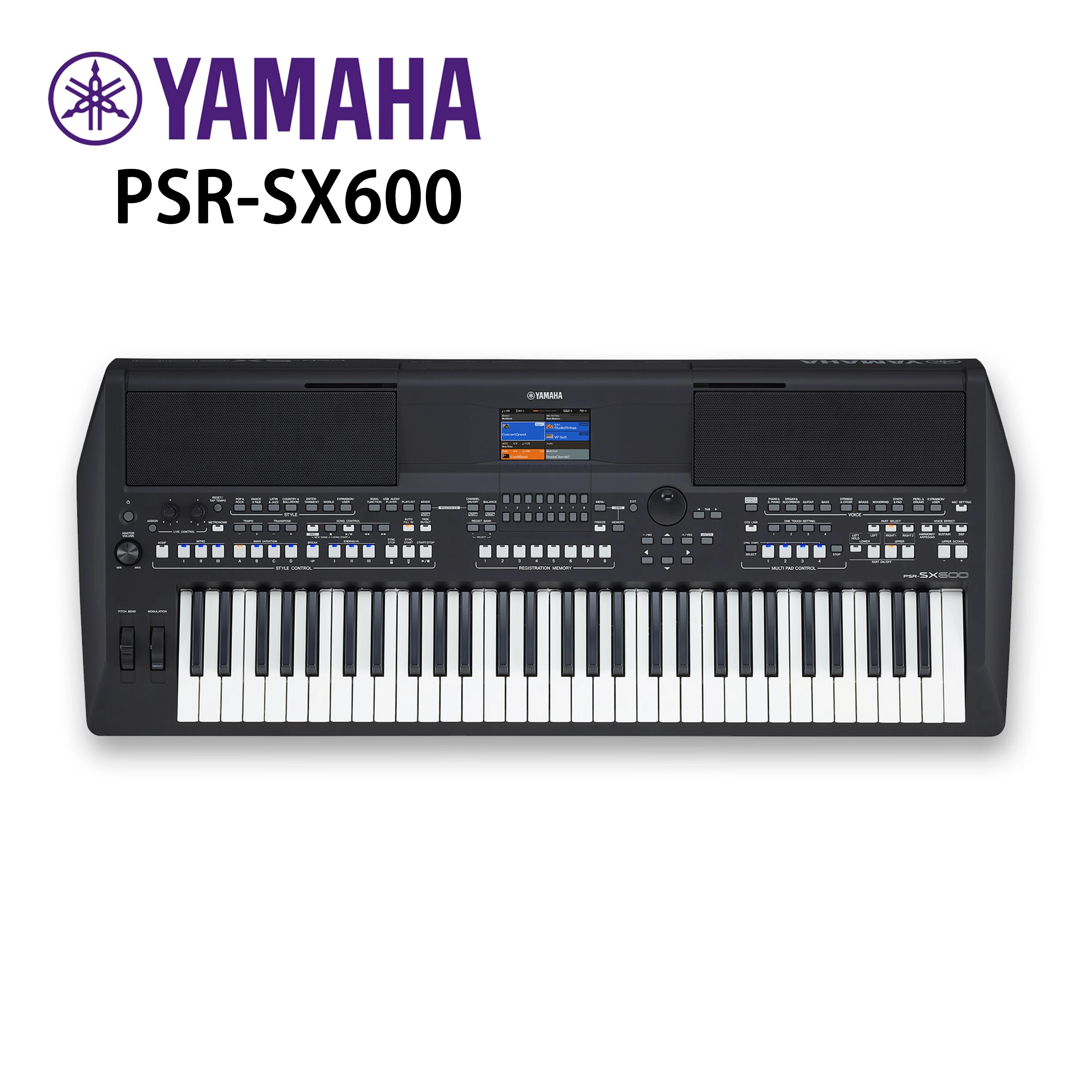 PSR-SX600 Электрический синтезатор Yamaha 88 клавиш, клавиатура Yamaha, пианино, цифровое пианино