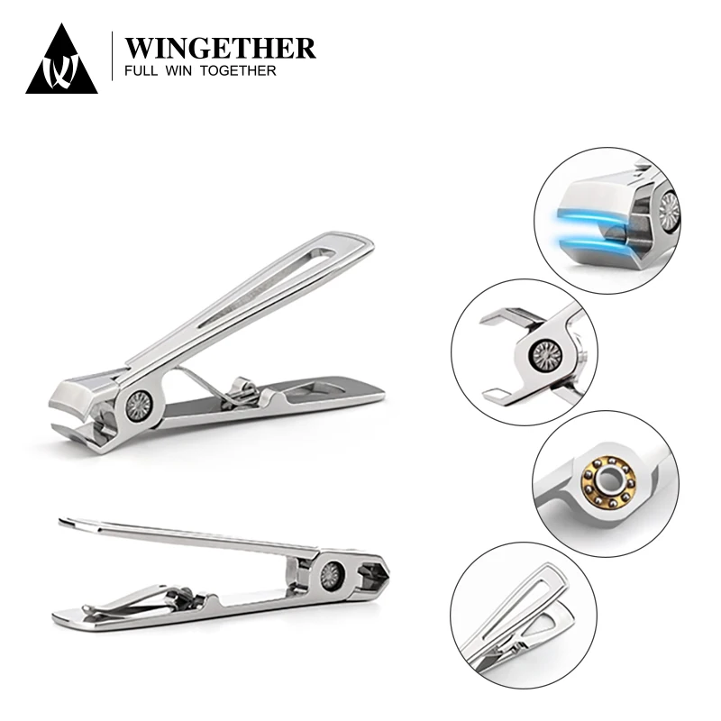 Лидер продаж на Amazon, оптовая продажа, профессиональные кусачки для ногтей на пальцах и ногах, кусачки для ногтей из нержавеющей стали, кусачки для ногтей