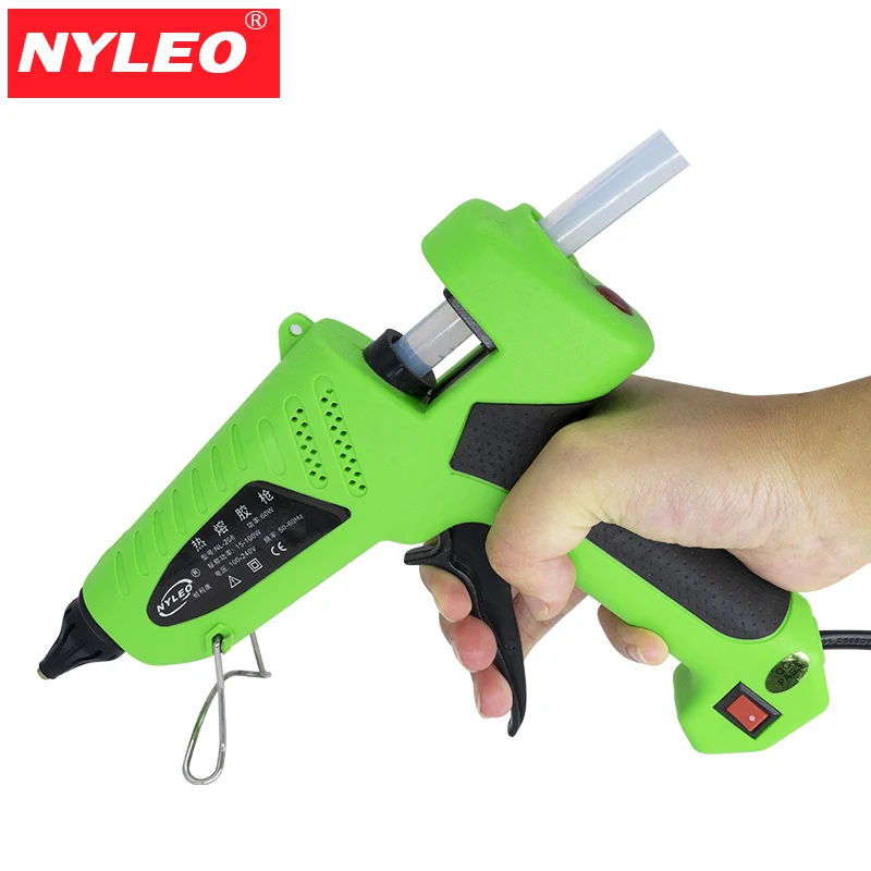 Hot Melt Glue Gun with CE 220V/50HZ Not Rated 100-240v 150-250w CN;GUA NL-208 Single NYLEO 11mm