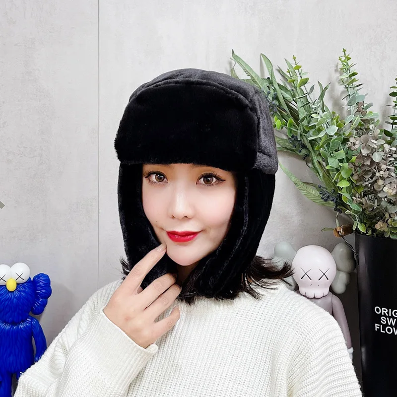 Wholesale Earflap Snowboarding Aviator Russian Winter Hat Trooper Ushanka Trapper Hat For Men