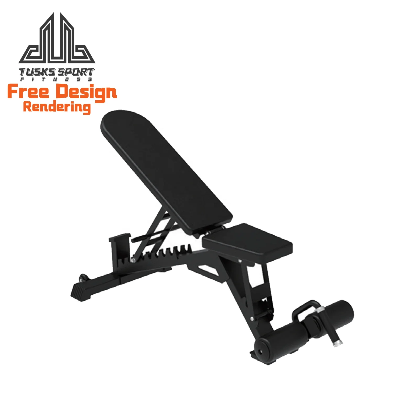Multifunction Adjustable Gym Press Dumbbell Weight Bench Home Fitness Equipment with Cable Drive Weight Stacks