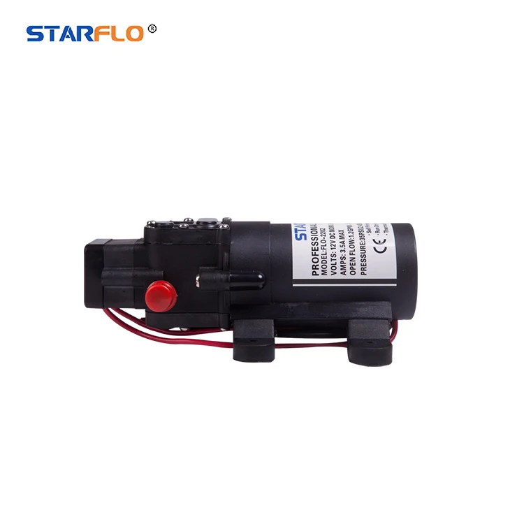 STARFLO 70PSI high pressure small electric agricultural water spray pump 12V dc mini battery powered sprayer pump for pesticide