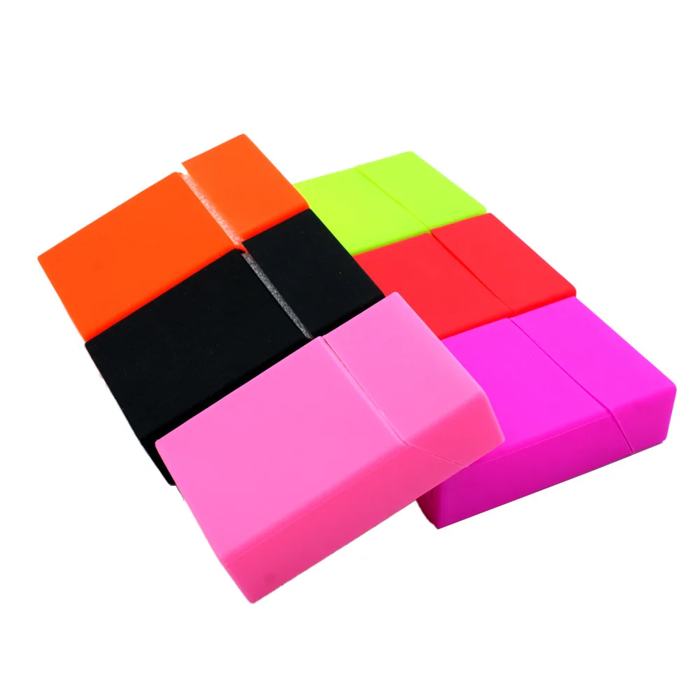 Силиконовая коробка для сигарет, женская мягкая коробка карамельного цвета 20 шт./емкость, флип-чехол для хранения сигарет