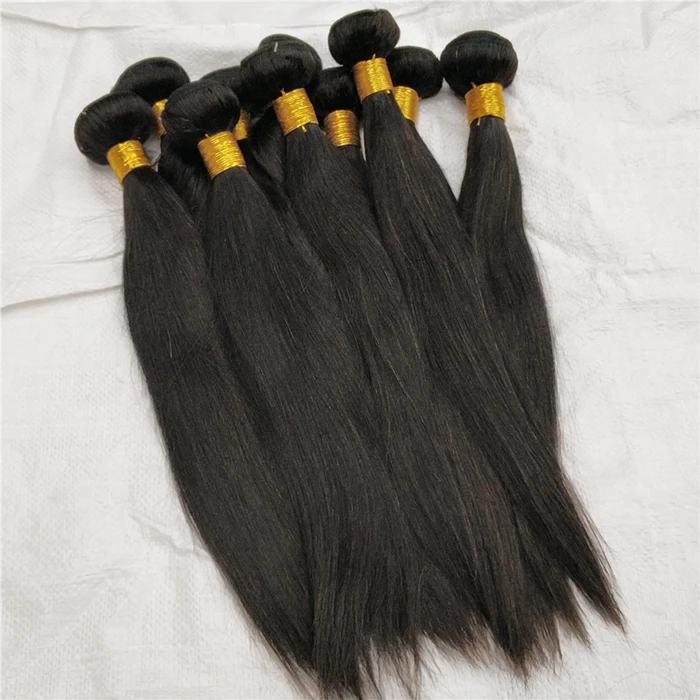 Brazilian Hair Cheap Price In Stock 8A Silky Straight Human Hair Bundles 100% Unprocessed Virgin Hair Extensions For Women