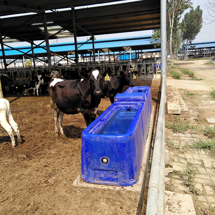 85lL IoT Automatic Control System Heated Horse Drinking Sheep Trough Cattle Dairy  Plastic Water Troughs Cow Drinker