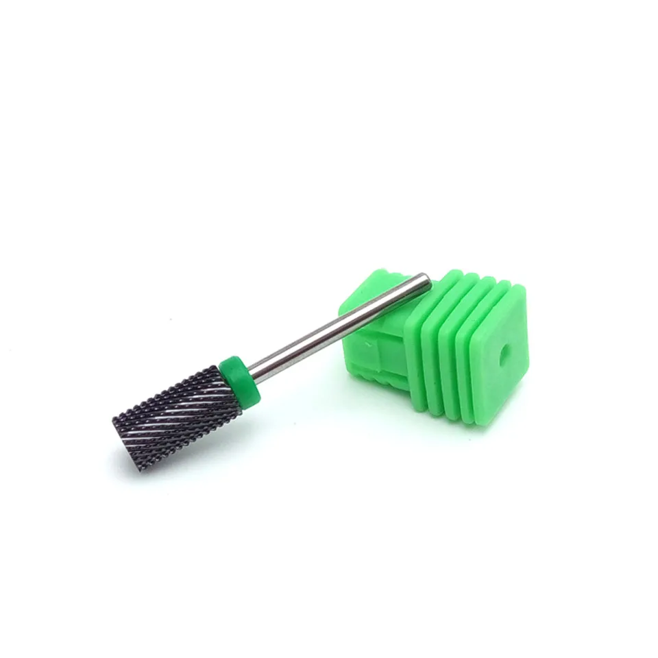 
HYTOOS Barrel Black Ceramic Nail Drill Bits 3/32