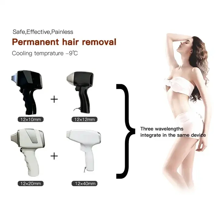 Medical CE 1600w portable 755 808 940 1064nm hair removal laser diode machine alexandrite laser 808 ice laser hair removal price