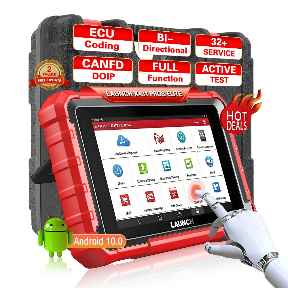 Новый Запуск X431 Pros Elite ALL System Diagnostics сканер 99% ремонта автомобилей инструменты программирования ecu