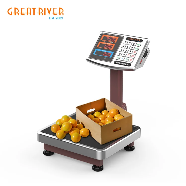 50KGS 60KGS 100kg 300kgs calibration of tcs electronic small industrial digital platform scale for sale