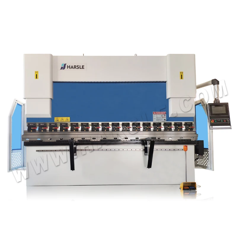 HARSLE DELEM DA53T 2D 4 Axis CNC Press Brake Graphical Controller Carbon Italy Servo Marketing Copper Metal Steel Key