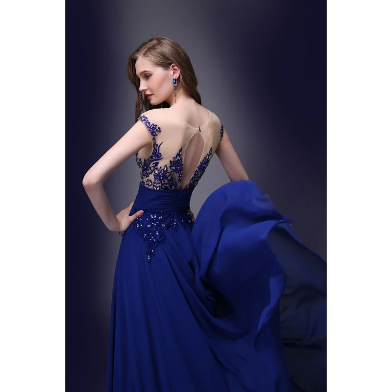 XUYA Simple Gawn Embroidered  Evening Dress Party Red Prom Formal Dress For Women Fancy Evening