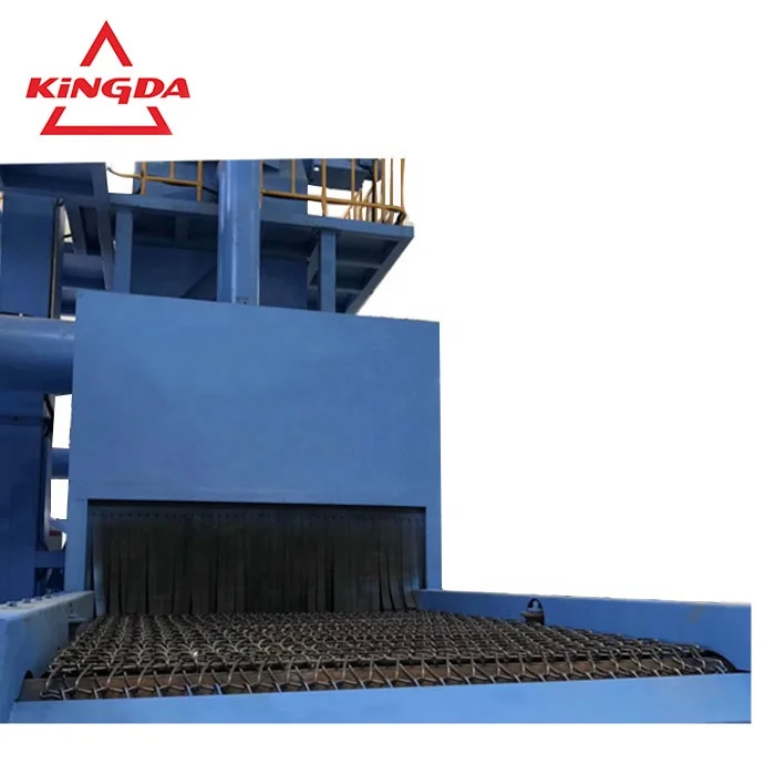 
Wire mesh belt shot blasting machine for aluminum plate aluminum wheel hub and auto parts and brake pad 