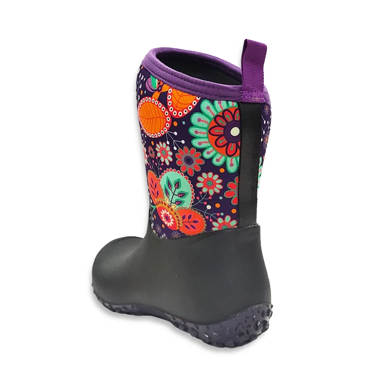 Waterproof Boots Rubber Rain Boots Rubber Daily Riding Boots Natural High Quality Neoprene Motorcycle Waterproof for Women Adult