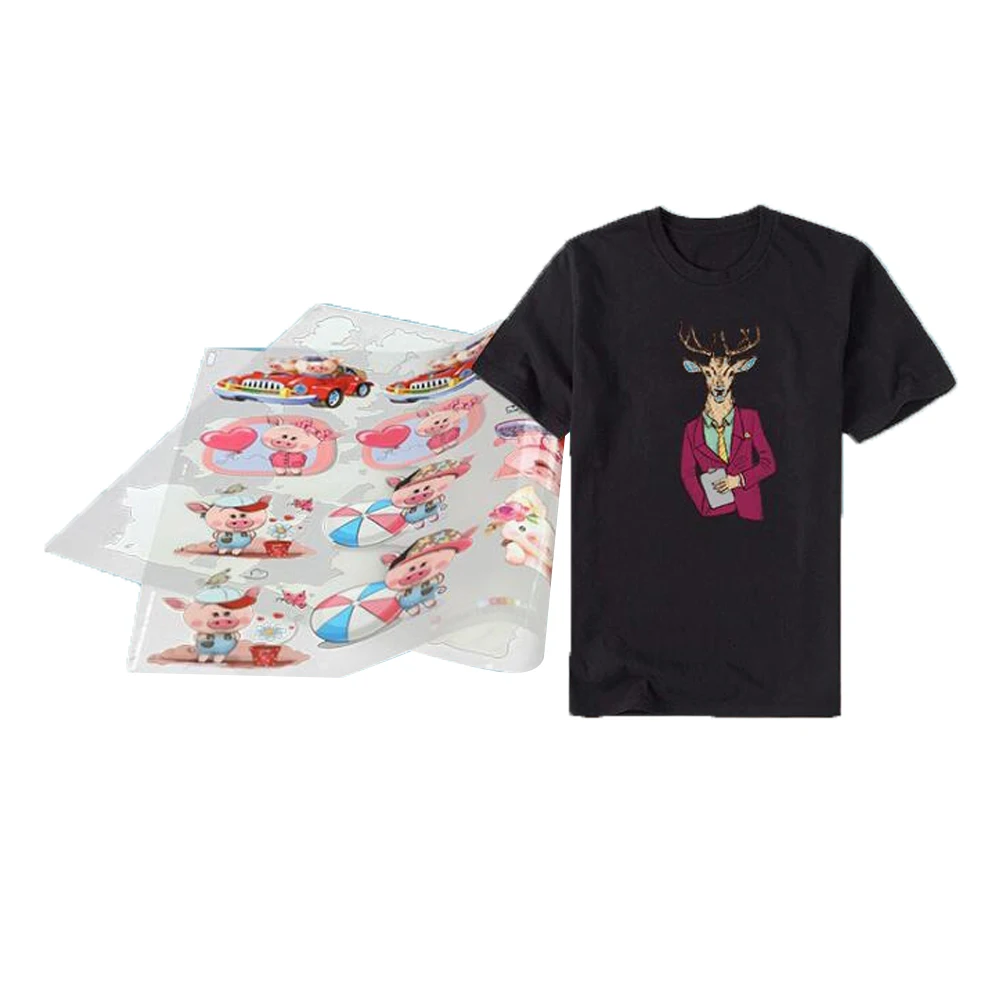 А3 печатные теплопроводящие виниловые листы, оптовая продажа, холодная очистка HTV, термопресс ПЭТ пленка для принтера DTF