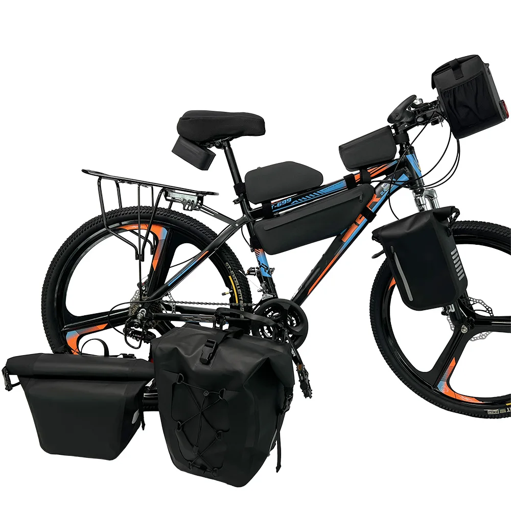 Road Beach Mountain Bikes Bicycle Saddle Bag Magnetic Sack Click-On Under Seat Mini Tool Bag Pouch Waterproof Cycling Bag