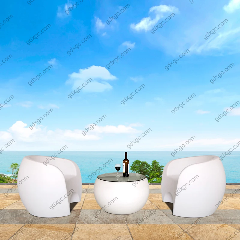 All-weather Hotel Leisure Patio Garden Armchair PE Villa Beach Outdoor Armchair