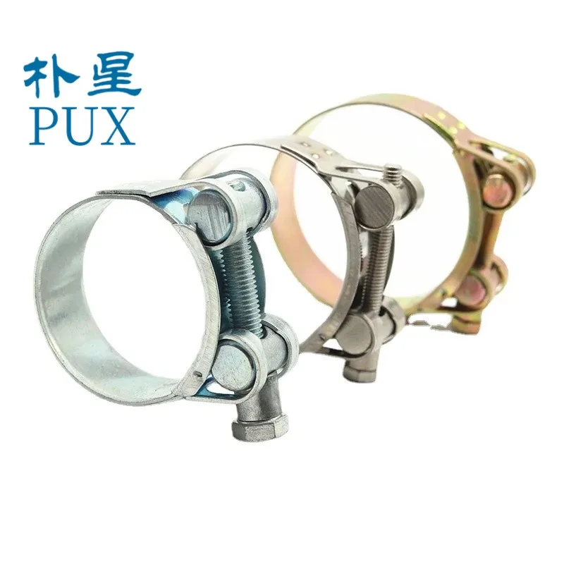 Premium 316 Stainless Steel T Bolt Heavy Duty Hose Clamp, 70-90mm, Rust Proof, Ideal for Industrial and High Performance Engines