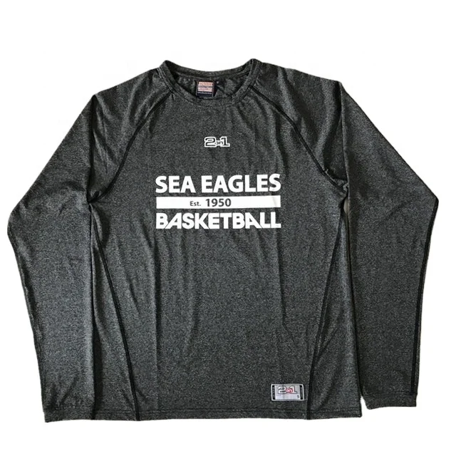 Wholesale cheap custom made long sleeves basketball warm up suits shooting shirts