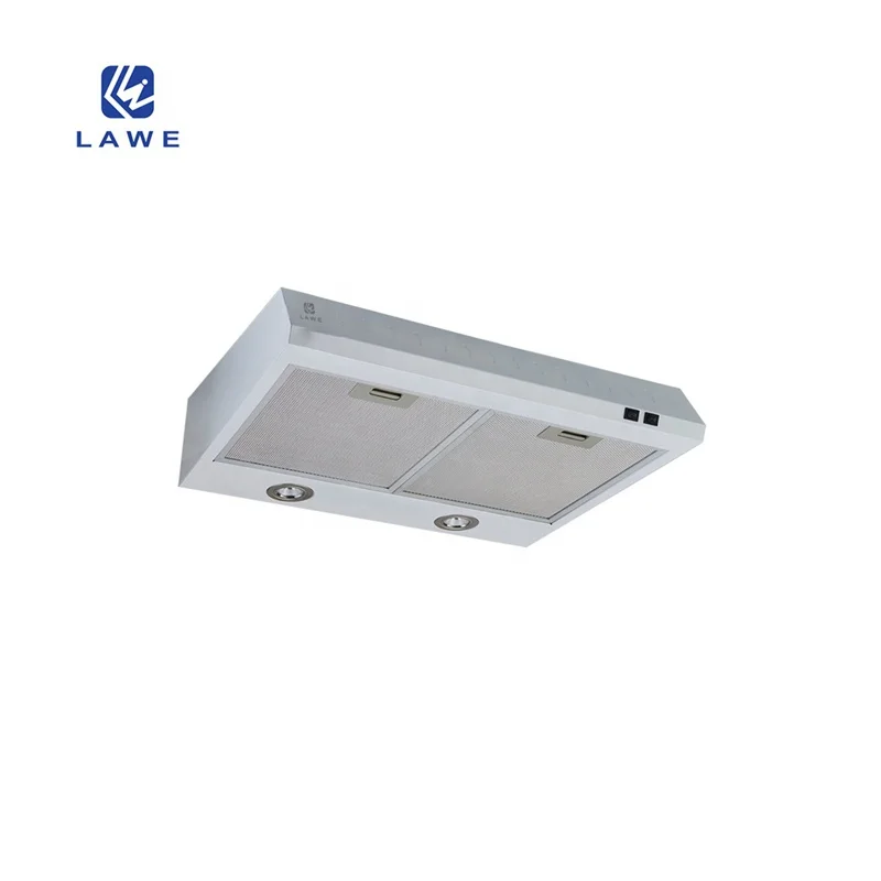 Lawe Under Cabinet Ductless Ducted Convertible Slim Kitchen Stove Vent Hood with 3 Speed Exhaust Fan with Charcoal Filter