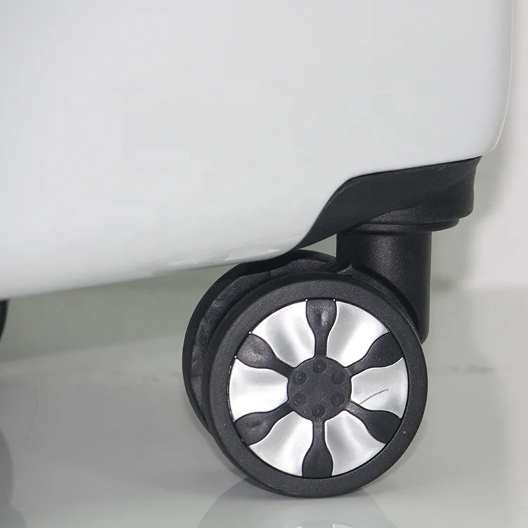 Fashion light-weight 20 inch waterproof ABS 360 degree 4 wheels travel trolley carry-on luggage