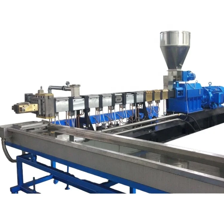 Twin Screw PP Functional Masterbatch Granules Plastic Extrusion Machinery Production Line