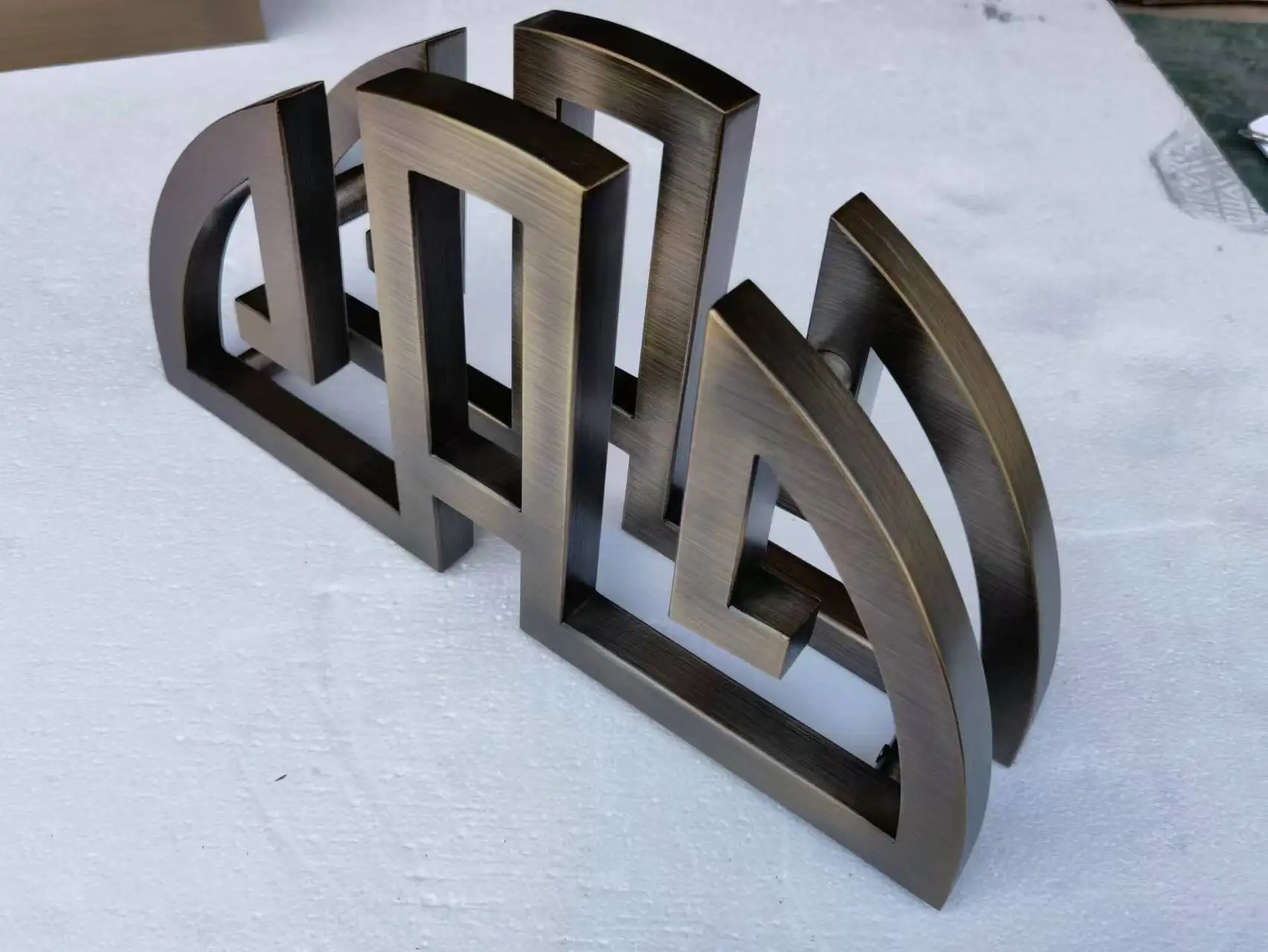 customized  Mirror Decoration Stainless Steel Metal Frame